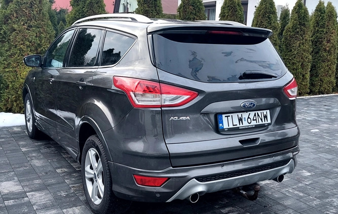 Ford Kuga cena 53505 przebieg: 150000, rok produkcji 2014 z Włoszczowa małe 277